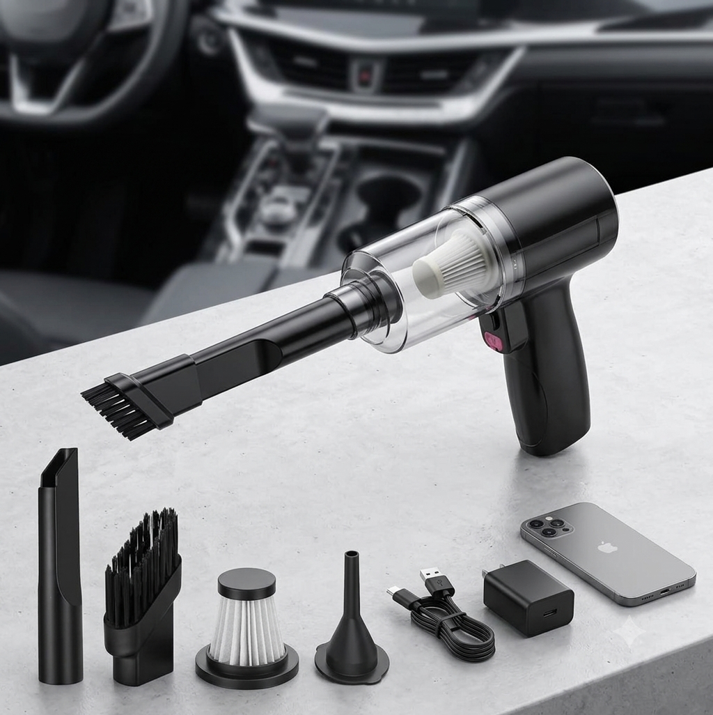 Portable Cordless Mini Vacuum Cleaner