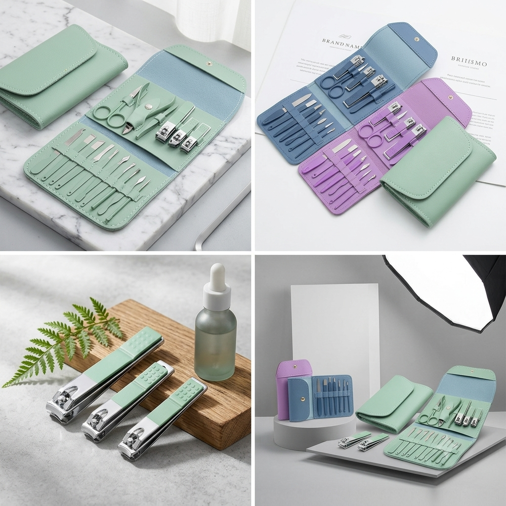 16-Piece Stainless Steel Manicure & Pedicure Kit
