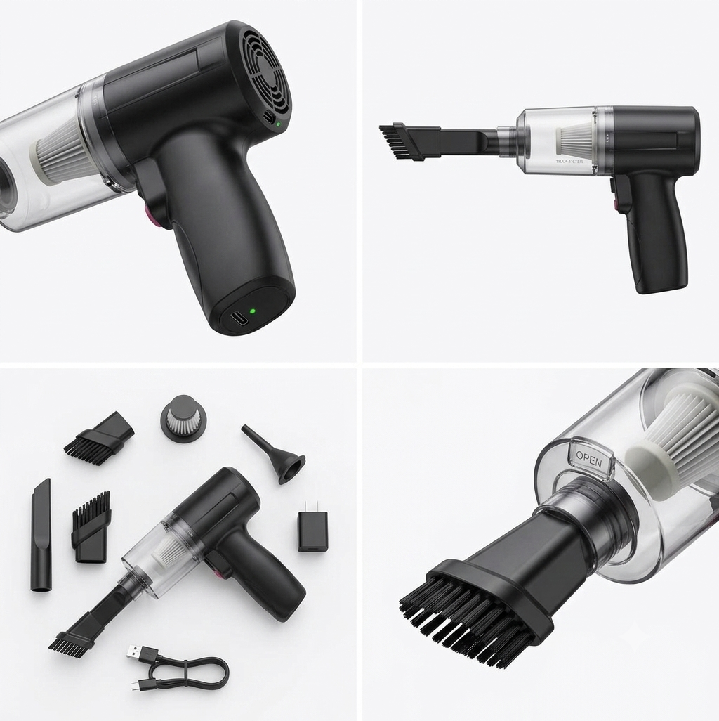 Portable Cordless Mini Vacuum Cleaner