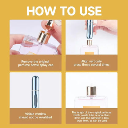 Portable Mini Perfume Refillable Spray Bottle