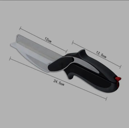 Sharp Cutter Knife Scissor, 2 in 1